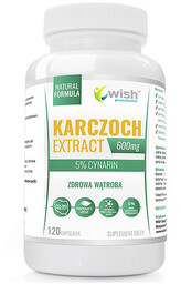 WISH Karczoch Extract 600mg 120caps