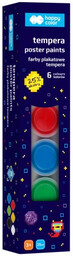 Farby plakatowe Pixi Planet 6 kolorów Happy Color