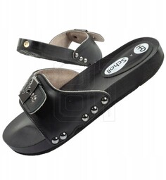 Klapki drewniaki Scholl x HFD Pescura W F304421004