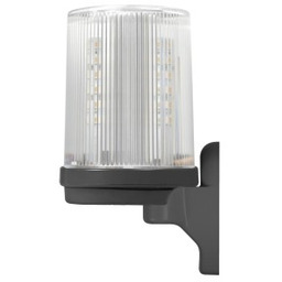 Lampa sygnalizacyjna Biała LED WALEC 12-24V / 230V