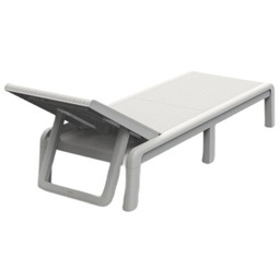 KETER Leżak Atlas Sunlounger 260547 Biały