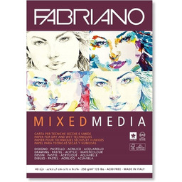 Blok Fabriano MIXED MEDIA 250g A5 40 ark.