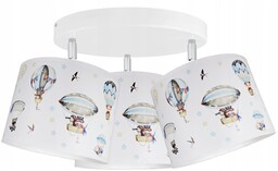 Żyrandol Lampa Sufitowa Wisząca Balony Abażur Led