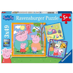 RAV puzzle 3X49 Peppa Pig 05579