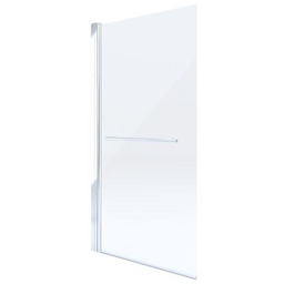 Parawan nawannowy podnoszony LEVITA chrom + szkło transparentne