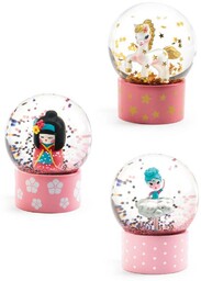 Mini kule śnieżne Słodziaki, zestaw 3 sztuki DD03440-Djeco,