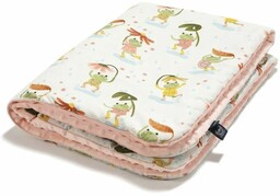 La Millou Ciepły koc bawełniany minky L 110x140
