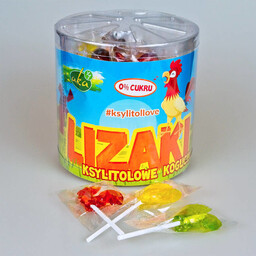 Lizak bez cukru kogucik owocowy z ksylitolem 1szt.