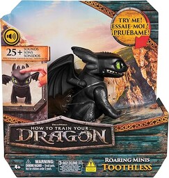 Dreamworks Dragons 6072696 Roaring Mini Int Toothless, wielokolorowy
