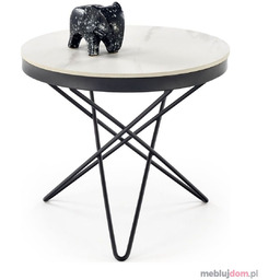 Ława LEILA 2 Halmar Biały + czarny