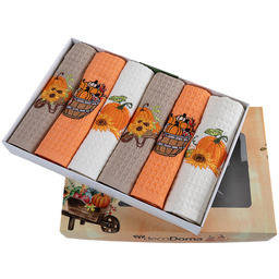 Decodoma Zestaw ścierek kuchennych wafel DYNIA 40 x