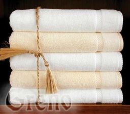 Greno Ręcznik Wellness z Bambusem antybakteryjny 50x90 Kremowy