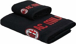 AC Milan Zestaw 2 ręczników z logo, 50