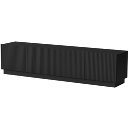 Szafka RTV czarna mat 200 cm Ardea