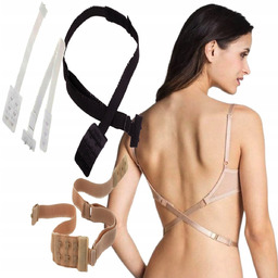 Niewidoczne Zapięcie Stanika 3 Kolory Bez Pleców