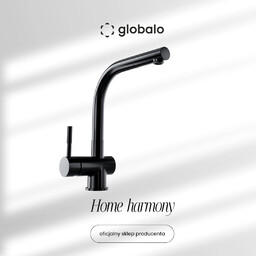 Bateria kuchenna z wyciąganą wylewką GLOBALO Lobio Black