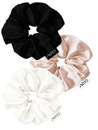 GLOV Scrunchies 3 Pack M - Black/White/Champagne Gumka
