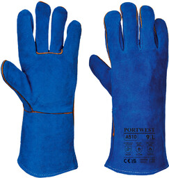 PORTWEST A510 RĘKAWICA SPAWALNICZA; NIEBIESKI