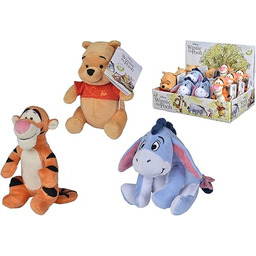 Simba 6315872710 Disney Kubuś Puchatek, maskotki pluszowe 17cm,