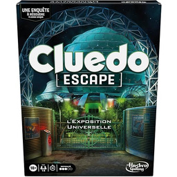 Cluedo Escape: Wystawa uniwersalna, gra planszowa, jednorazowa gra