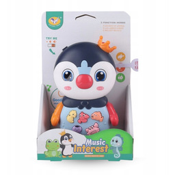 Muzyczny Pingwinek dla Dziecka Pingwin Interaktywny Zabawka Dźwiękowa