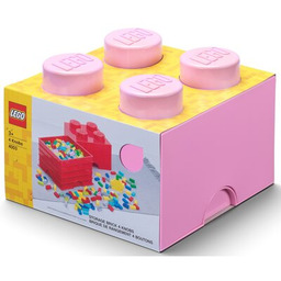 Lego Storage Brick 4 jasnoróżowy