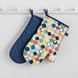 Komplet Rękawic Kuchennych Colourful Points 19x30 cm