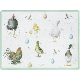 SZKLANA DESKA KUCHENNA PIMPERNEL - WRENDALE Gospodarskie Ptaki