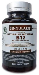 SINGULARIS Superior Naturalna witamina B12 Metylokobalamina 990 g