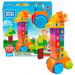 Bloks Pierwsze Klocki Żyrafa Nauka Cyferek Ucz Się