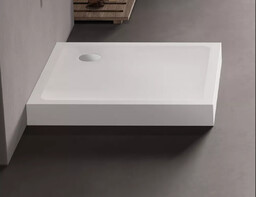 New Trendy Mild brodzik akrylowy kwadratowy 100x100x11,5 biały