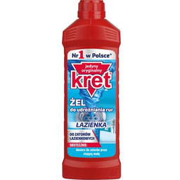 KRET Żel udrażniający do rur Łazienka 500 ml