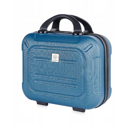 Betlewski Duży kuferek do walizki kosmetyczka twarda