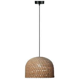 Rattanowa lampa wisząca Kanso 40 cm jasne drewno