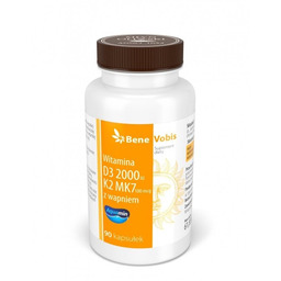 Bene Vobis - Witamina D3 2000IU + K2