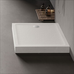 New Trendy Mild Stone brodzik akrylowy prostokątny 70x90x11,5cm