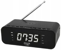 Adler Radiobudzik Ad 1192B czarny