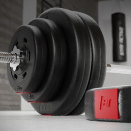 60kg Zestaw obciążeń bitumicznych kompozytowy do sztangi gryfu