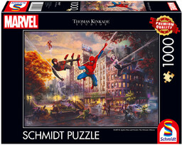 Puzzle, THOMAS KINKADE Spider-Man i przyjaciele (Marvel), 1000