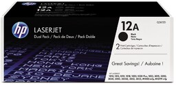 oryginalny toner HP 12A [q2612ad] black 2-pak