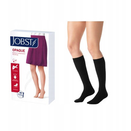 JOBST Opaque podkolanówki CCL2 ZP czarny petite 1