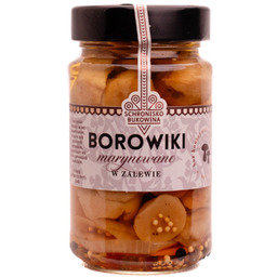 Grzyby Borowiki marynowane w zalewie 220g - Schronisko