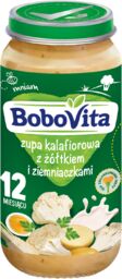 BoboVita Zupa kalafiorowa z żółtkiem i ziemniaczkami, po