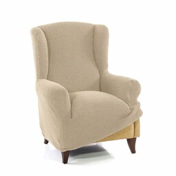 Nueva Textura Super streczowe pokrowce NIAGARA śmietankowe fotel