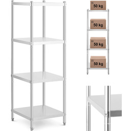 Regał metalowy magazynowy gastronomiczny do 200 kg 60