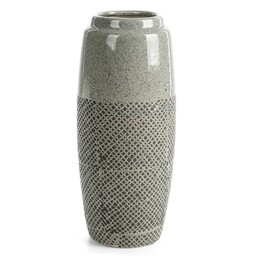 Eurofirany Wazon dekoracyjny 16x16x36 Nori stalowy czarny 01