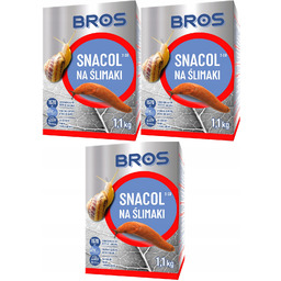 3x Snacol 3GB Trutka Preparat Środek Granulki Zwalcza