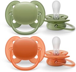 Avent Philips Smoczek uspokajający Ultra soft 18m+ pomarańcz