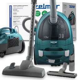 Odkurzacz 2w1 Bezworkowy Workowy Zelmer Radek Szczotka 2w1