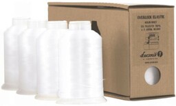 ŁUCZNIK Zestaw nici Elastic 04.065 Biały (4 sztuki)